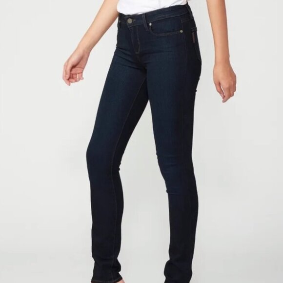 EUC Women's PAIGE "SKYLINE SKINNY" Mid-Rise Stretch Jeans In "CORINNA" | Size 30 - Picture 3 of 12